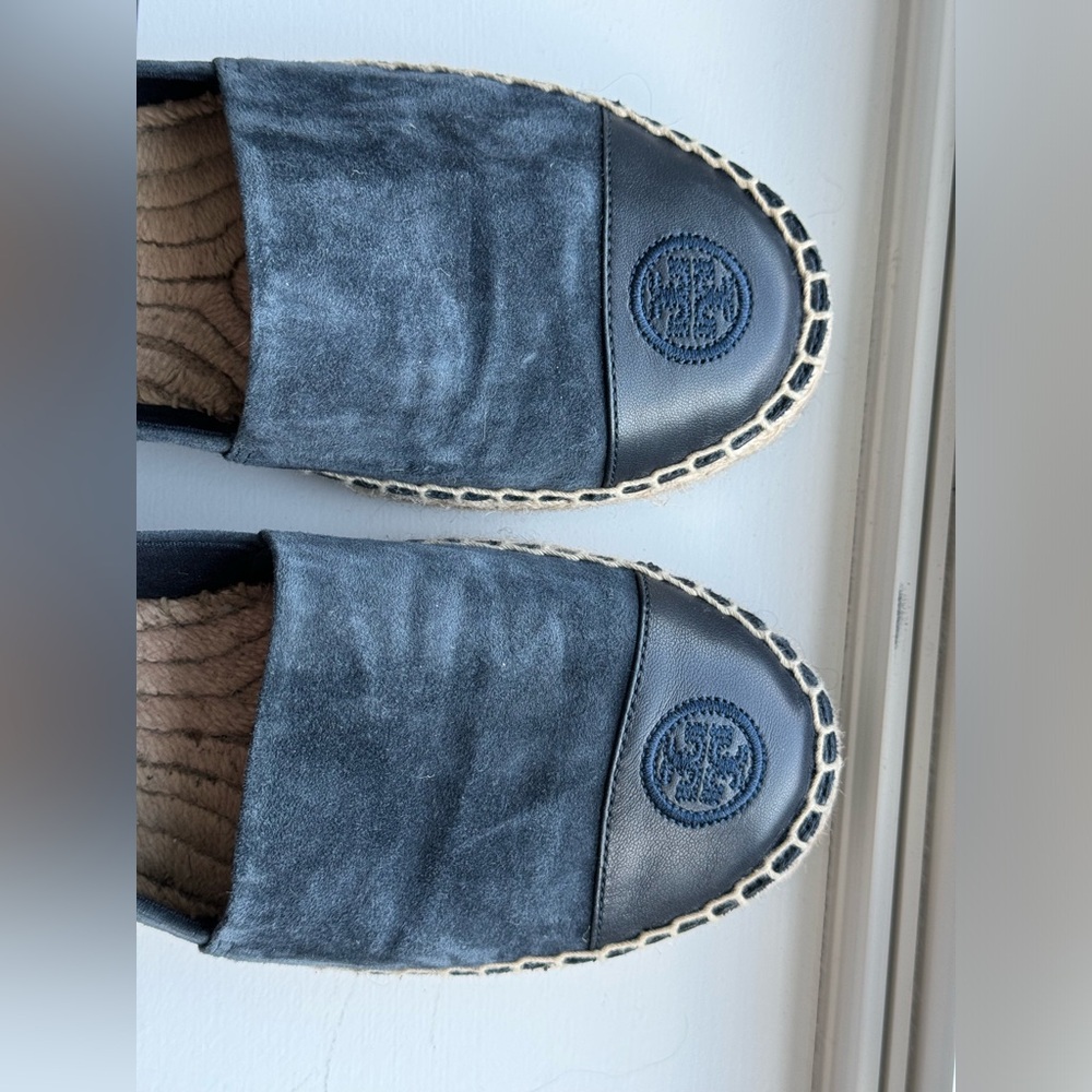 Tory Burch Navy Suede Espadrilles - image 1